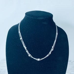 Silver Chains & Rhinestones by Express